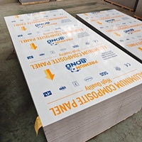 Panneau composite en aluminium ignifuge aspect grès, sur mesure, pour revêtement de comptoir d'exposition