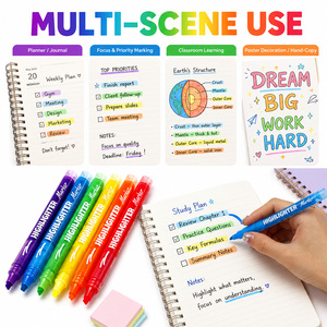 ปากกาเน้นข้อความพรีเมียม <span class=keywords><strong>FOX</strong></span> FEEL <span class=keywords><strong>FX</strong></span>.8019 หัวเฉียง 12 สี สีสันสดใส แห้งเร็ว เขียนลื่น เน้นข้อความสำคัญได้ง่าย - Product Image 5
