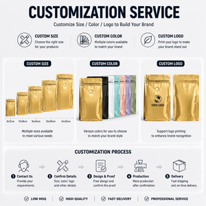 Bolsas de PP con Fondo Plano y Ocho Costuras Selladas, Personalizadas OEM, Grado Alimenticio, con Cierre Hermético y Válvula a Prueba de Humedad para Granos de Café y Té - Product Image 4