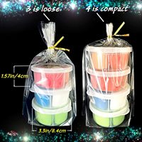 Sacs Transparents en Plastique pour Friandises et Petits Cadeaux, Bonbons, Biscuits, Popcorn et Faveurs de Fête