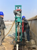 Huayu Foreuse de puits d'eau portable à moteur thermique, profondeur max. 80m, diamètre de forage 80-350mm, facile à utiliser, garantie 1 an, HeNan
