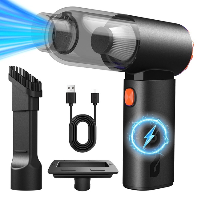 New Model 2026 March Cross-border Brushless Rechargeable Small Mini Household Car Vacuum Cleaner Compact Portable Handheld