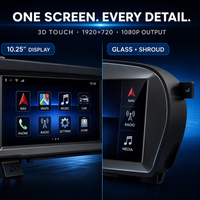 Head Unit Mobil Android 10.25 Inch Layar Sentuh IPS, CarPlay, Android Auto, GPS, DSP untuk Mercedes-Benz S-Class 2010-2013