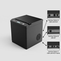 Imprimante thermique directe de reçus de caisse 80 mm Wholesale Milestone 250 mm/s avec coupe automatique et double sortie de papier MHT-P80G en stock