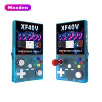J XF40V Console de Jeu Portable avec Écran IPS de 4 Pouces, Console Open Source, Lecteur Vidéo de Poche Rétro, Console de Jeu Vidéo Rétro