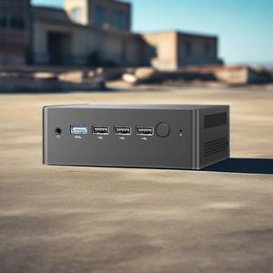 Eglobal AMD Gaming Mini PC <span class=keywords><strong>Ryzen</strong></span> 5 <span class=keywords><strong>5500u</strong></span> 8g DDR4 128g SSD Win 10/11 Type-C WiFi6 PC Low Tdp Gaming Computer - Product Image 1