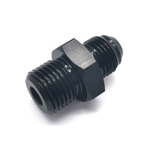 An6 để m16x1.5 Metric Nam phù hợp thẳng Adapter CNC gia công Đen nhôm & Brass thép cho Metric nam phụ kiện - Product Image 3