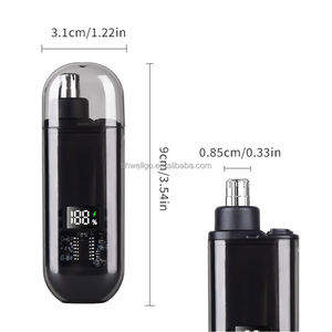 Rasoio Elettrico <span class=keywords><strong>per</strong></span> <span class=keywords><strong>Peli</strong></span> del <span class=keywords><strong>Naso</strong></span> Ricaricabile USB con Display Digitale, Lavabile e Indolore - Product Image 6