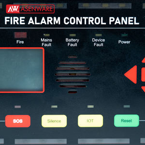 スマートなアドレス指定可能なワイヤレス家庭用火災警報制御盤（GSM対応） - Product Image 6