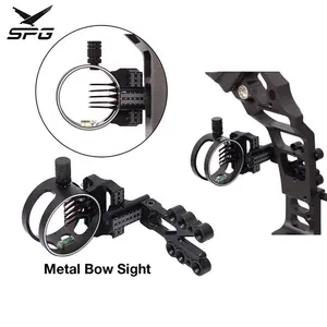 Spg bắn cung hợp chất Bow Sight 5 Pins Trophy Ridge phản ứng micro-click thay thế quang xem kim loại nhằm phụ kiện