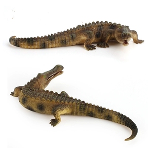 Modelo de Cocodrilo Simulador de Animales Salvajes, Cocodrilo <span class=keywords><strong>Emperador</strong></span> Negro, Anfibio, Juguetes Cognitivos Sólidos al por Mayor para Niños - Product Image 3