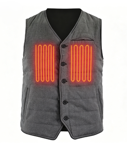 <strong>Men's</strong> Heated <strong>Vest</strong> Winter Waterproof Windproof Breathable Short Battery Operated <strong>Thermal</strong> Waistcoat for Suit - Product Image 1