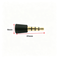 Connecteur TRRS 3,5 mm à 4 pôles à branchement direct, mini microphone avec conducteur en cuivre pour console de jeu PS4, fonction Plug-and-Play pour la voix en jeu