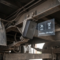 Rastreador de Activos GPS GL300 Catm Iot con SOS, Aplicación Gratuita y Sitio de Rastreo Gratuito