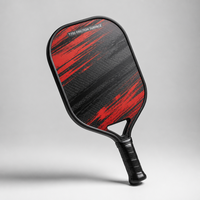 Raquette de pickleball Lingjun 16 mm Aero-hole Open Throat T700 en fibre de carbone brute, surface de friction professionnelle, raquette USAPA pour adultes, entraînement