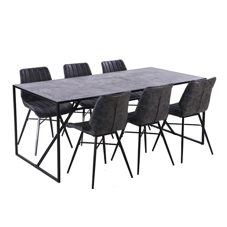 Mesa de jantar de fibra de vidro, amostra grátis, designer extensível temperado, dobrável, contemporâneo, 4 assentos
