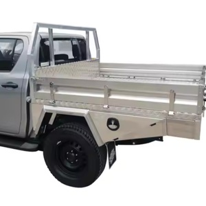 Best Price Aluminum Ute Tray System Lockable Waterproof Portable <b>Tool</b> <b>Storage</b> Headboard Iron Cargo Organizer for Outdoor Use - Product Image 4