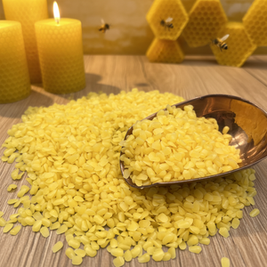 Cera de Abejas Natural Premium, Cera de Abejas Amarilla, Cera de Abejas Blanca, No Tóxica, Respetuosa con el Medio Ambiente, en Perlas para Hacer Velas - Product Image 1