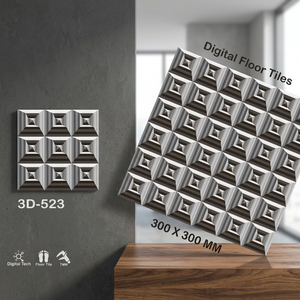 Vistaar Brand Latest Design 12x12 Digital Glossy Ceramic Flooring 30x30 Rectified Rustic Glazed 300x300 16x16 Floor Tiles - Product Image 1