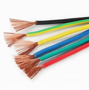 BVR bakır çekirdek PVC yalıtımlı esnek kablo 1mm-4mm 450/750V elektrik kablosu ve tel