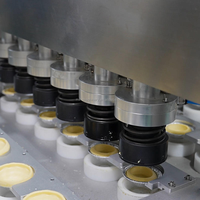 Nouvelle machine à former et à fabriquer des tartes, ligne de production de croûtes de tarte, 120 pièces/min, acier inoxydable 304, commande tactile