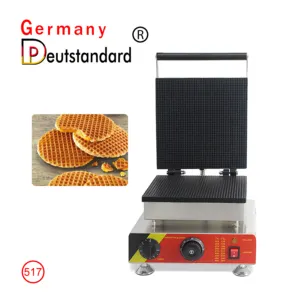 Commercial stroopwafels waffle cone maker with CE