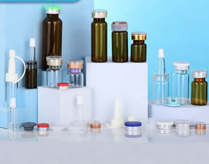 Flacon en verre avec peptides en poudre lyophilisée 2-en-1 pour soins de beauté 10 mg - Product Image 4