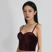 Hauts sexy pour femmes, style boîte de nuit, débardeurs fins, soutiens-gorge-corsets, corsets de poitrine, corsets de mujer