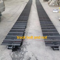 Pièces de train de roulement d'excavatrice de bonne qualité 312 320 ZX350 PC200 PC 500 PC 1250 : Maillon de chenille et ensemble de semelle de chenille