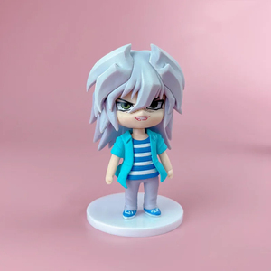 6 pièces/ensemble Q Version <span class=keywords><strong>Yu</strong></span> <span class=keywords><strong>Gi</strong></span> <span class=keywords><strong>Oh</strong></span> Figure Yugi Muto noir magicien fille <span class=keywords><strong>Seto</strong></span> Kaiba poupée Anime Figure - Product Image 5