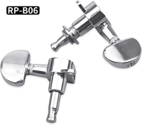 6 chevilles de réglage de guitare acoustique 3L3R, accordeurs de verrouillage fermés pour guitare acoustique