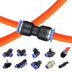Raccords pneumatiques pour tuyaux, connecteurs rapides pour tubes d'air, raccords à enfoncement pour tuyaux d'eau, en plastique, 4/6/8/10/12/14 mm, connecteurs PU PY - Product Image 2