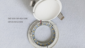 Nhà Máy Thiết Kế Độc Đáo Xuống Ánh Sáng Lịch Thi Đấu Vòng 4 Wát 9 Wát 12 Wát 18 Wát 24 Wát Khuếch Tán Phản Xạ Led Downlight - Product Image 2