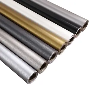 <span class=keywords><strong>Film</strong></span> décoratif brossé en métal PET pour meubles, brillant, vente directe d'usine, <span class=keywords><strong>2022</strong></span> - Product Image 1