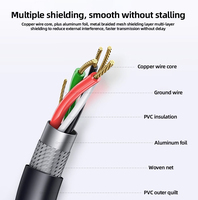 Cable Adaptador USB2.0 a RS232 de 1m, 1.5m, 2m, OEM, DB9 Macho, con Chipset Prolific FTDI, USB-A a RS232