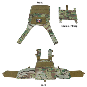 เสื้อกั๊กกลางแจ้ง Artex Tactical สำหรับผู้ชาย ทำจากไนลอน 1000D แบบปลดเร็ว ตัดด้วยเลเซอร์ น้ำหนักเบา - Product Image 4