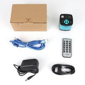 4K HD ビデオデジタル顕微鏡カメラ HD-MI インターフェース <span class=keywords><strong>USB</strong></span> 転送 130X レンズ LED ライト付きフリップホルダー修理はんだ付け用 - Product Image 3
