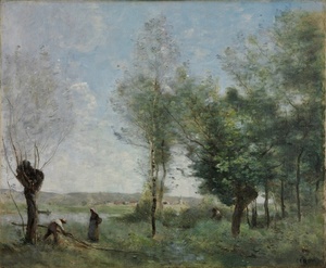 Pintura al Óleo de Paisaje Clásica Hecha a Mano sobre Lienzo, Arte de Pared con Paisaje Vibrante, Decoración para Sala de Estar, Exhibición de Galería - Product Image 5