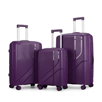 Juego de Maletas de Viaje Marksmann Factory, Suministro de Maletas con Ruedas Portátiles de Gran Capacidad Unisex