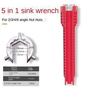 Herramienta de Llave Inglesa Multifunción Ocho en Uno para Baño, Imprescindible para Grifos y Lavabos, Herraje Especializado - Product Image 6