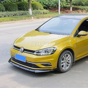 For Volkswagen Golf 7.5 Gen 18-19 Car Front Bumper <b>Lip</b> <b>Splitter</b> Diffuser Body Kit Gloss Black Bumper Protector Modification Part - Product Image 6