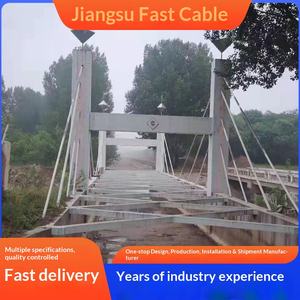 Instalasi Konstruksi Kabel Jembatan Kabel Penyangga Jembatan Kecepatan Tinggi Batang Struktur Baja Tahan Karat Pra-tekan Sling Tembaga AiSi - Product Image 4