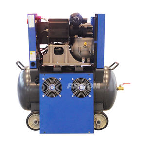 ضاغط هواء مدمج منخفض الضوضاء 0.5 متر 3/دقيقة 18 Cfm 8bar صغير 5.5 حصان 4 كيلو وات ضاغط هواء لولبي مع خزان هواء - Product Image 6