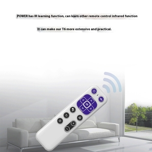 Original T6 Bàn phím mini Hot Bán 2.4 Gam không dây BT chức năng giọng nói chuột không khí có thể sạc lại pin Microphone điều khiển từ xa - Product Image 2