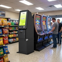 Игровой киоск OEM для выдачи призов с QR-кодом, выдачей наличных, сенсорным экраном, принтером Pyramid, онлайн-видеоигрой Fish Game (на английском языке)