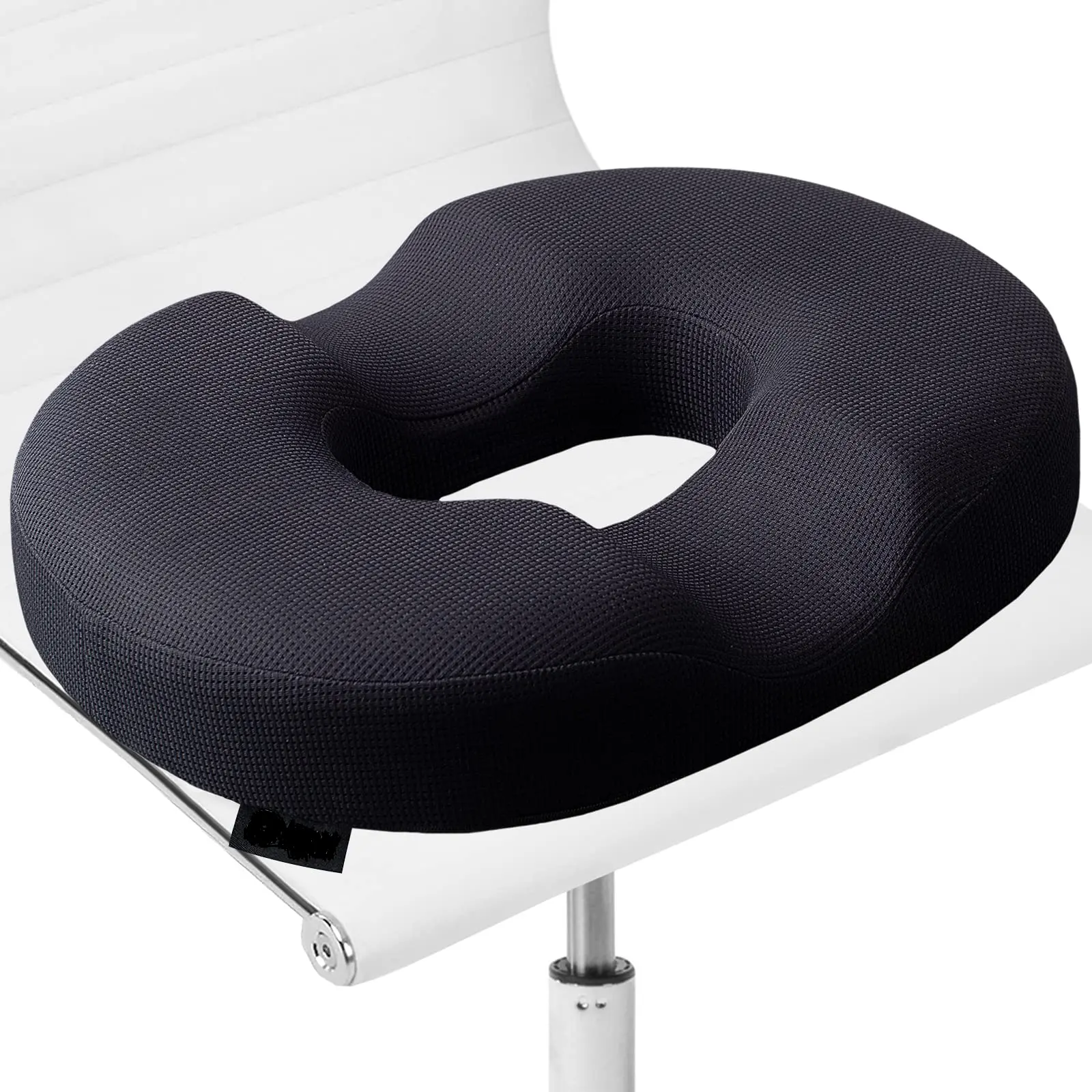 Almofada de espuma de memória para cadeira com tampa lavável, para alívio e conforto
