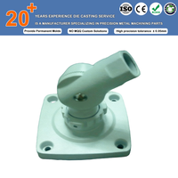 Support de réglage universel BOSX en Zamak 3/5 A380 moulé sous pression, base de fixation de tuyau OEM avec usinage CNC