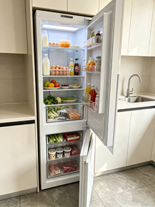 Réfrigérateur encastrable 265L No Frost Classe énergétique A, 200L Réfrigérateur 65L Congélateur, Commande LED, Porte réversible 55cm pour Cuisine Domestique - Product Image 2
