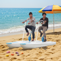 Bateau à pédales Meierya M030 à coque en fibre de verre, breveté et très vendu, homologué CE, capacité de 120 kg, couleur personnalisable pour les balsances en brise légère