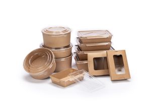 ชามกระดาษแบบใช้แล้วทิ้งทำจากกระดาษสำหรับซุปอาหารย่อยสลายได้ตามธรรมชาติมีหลายขนาด - Product Image 6